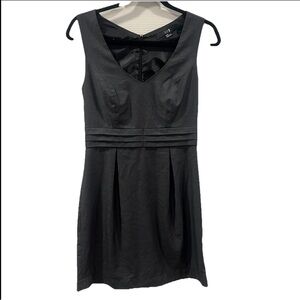 Forever 21 Sleeveless Mini Sheath Dress Charcoal Grey Size Medium Career